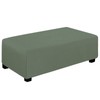 Easy-Going Stretch Ottoman Cover Folding Storage Stool Furniture Protector Soft