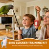 NICERINC PET Parrot Training Clicker with Target Stick, Getting Started