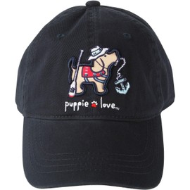 Pavilion Gift Company Lake-Navy Adjustable Hat, Blue, One Size