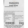 Parkers Poppy Seeds 1kg