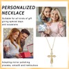 Women's Cross Necklace, Women's Gold Cross Chain, Women's AAA Zirconia