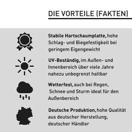 Privatparkplatz Sign Parking Prohibited (20 x 30 cm Plastic) – Vertical – Vehicles Are Towed for a Fee – Clear Sign for Parking Prohibition – Parking Signs Private Property