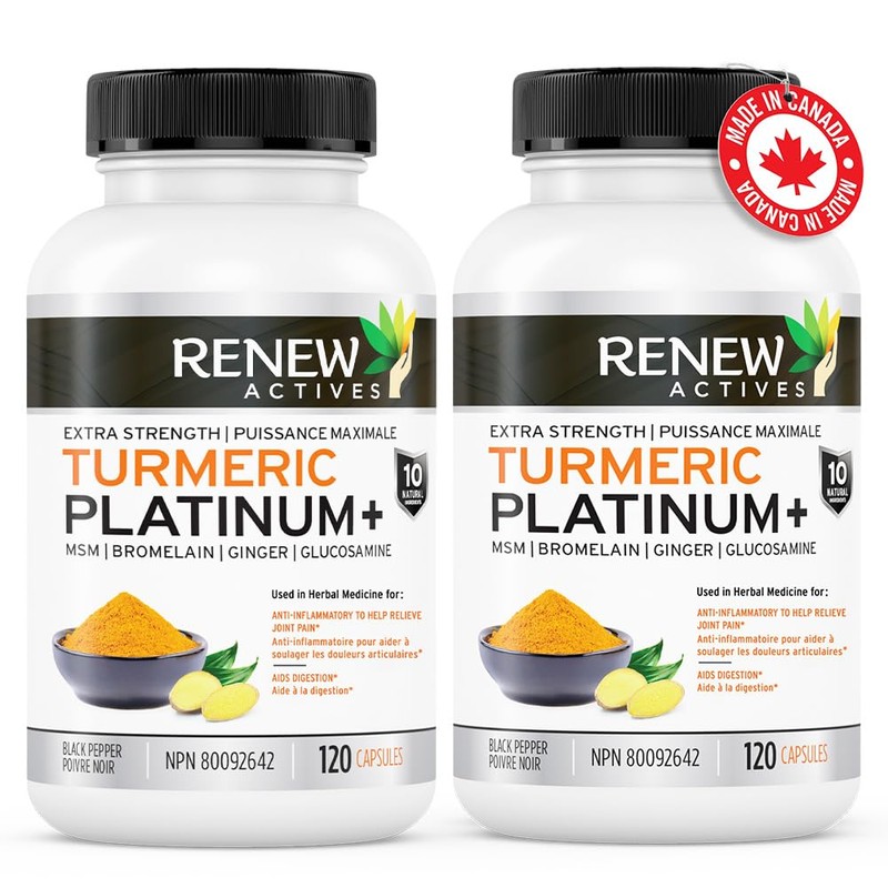 Renew Actives Turmeric Platinum - Antioxidant Source & Liver Protectant