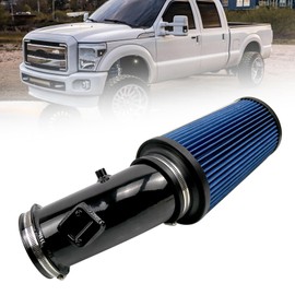 RULLINE 4" Air Intake System with Oiled Filter for Ford F250 F350 F450 6.7L Powerstroke Diesel 2011-2016
