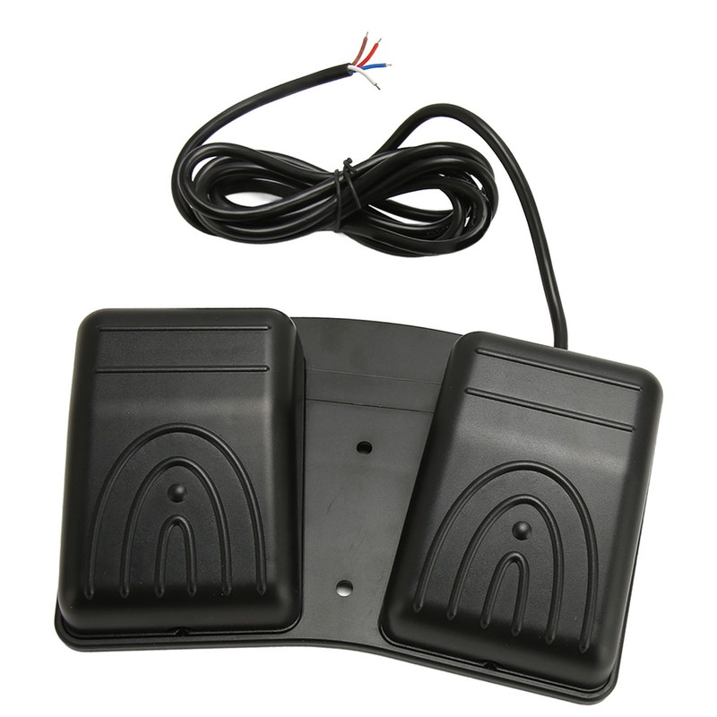Double Foot Switch High Power Self Locking 2 Wire Foot