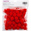 Cousin DIY Red 3/4 inch Poms, 45 Pack