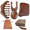 Miupoo Wood Gua Sha Scraping Facial Massage Set Tools,Guasha Board