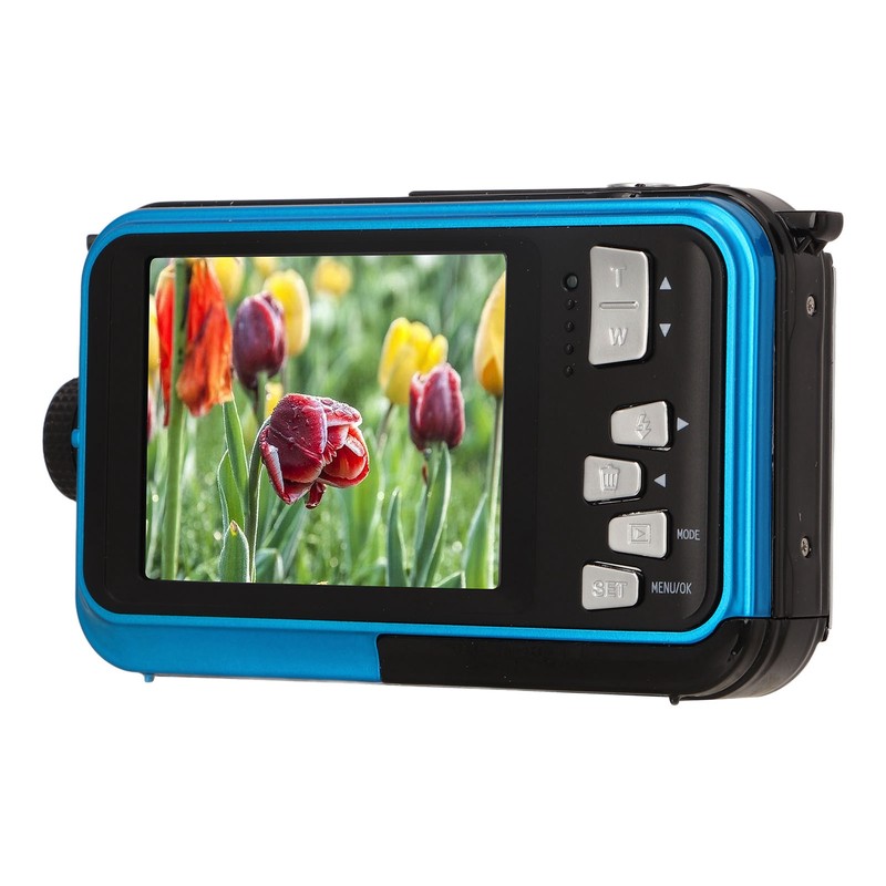 Full HD 2.7K 48MP 10ft Waterproof Underwater Digital Camera 16X