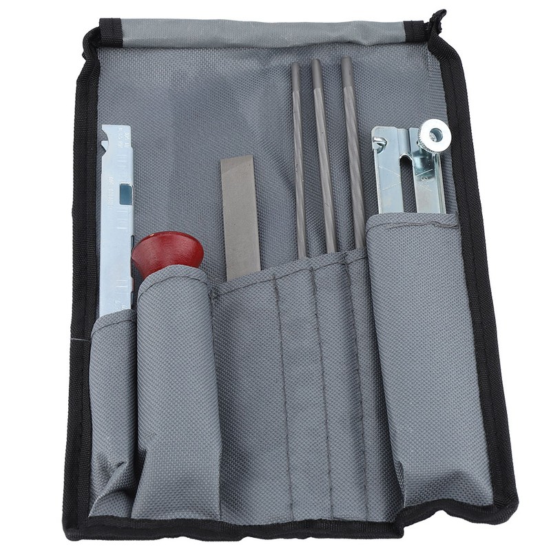 8Pcs/Set Chainsaw Files Depth Gauge Chain Saw Sharpening Tool Kit