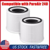 Fil-Fresh (2) PuroAir 240 Replacement HEPA Filter HEPA 14" For