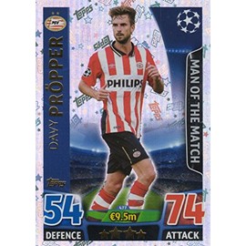 Topps Champions League Match Attax 15/16 Davy Propper Man Of The Match 2015/2016 Trading Card