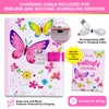 Decorably Glittery A5 Cat Diary for Girls Ages 6-8 with