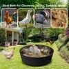 Kalekey Chicken Dust Bath Tub, Adjustable 25'' Chicken Dust Bath