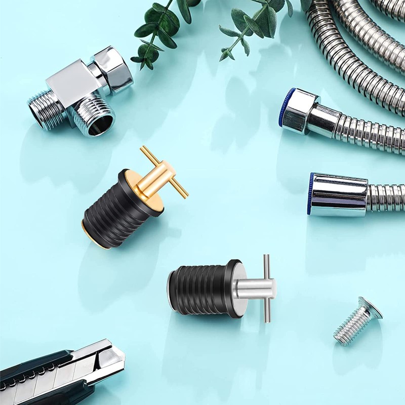 Drain Plug, 3/4-inch, 1-inch or 1-1/4-Inch Snap, T-Shape Drain Plug