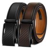KEMISANT Mens Ratchet Belt 2 Units,Sliding Belt For Gift Mens