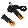 One Pair Electric Bike Throttle Handlebar with Red Screen Lock