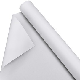 Kinlop Double Primed Cotton Canvas White Canvas Roll for Oil and Acrylic Paint (20 Feet x 48 Inch)