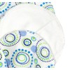 ImseVimse Cotton Nursing Pads Orbit Blue Pack of 6 3