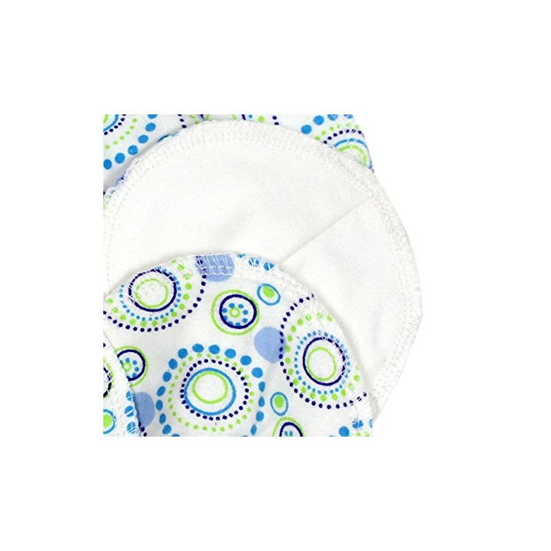 ImseVimse Cotton Nursing Pads Orbit Blue Pack of 6 3