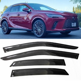 TONOYTIM Window Visors Rain Guards Side Wind Deflectors Compatible with 2023-2024 Lexus RX350 RX350h RX500h, Window Vent Guard Shade Sun Car Accessories 4-Pieces Set