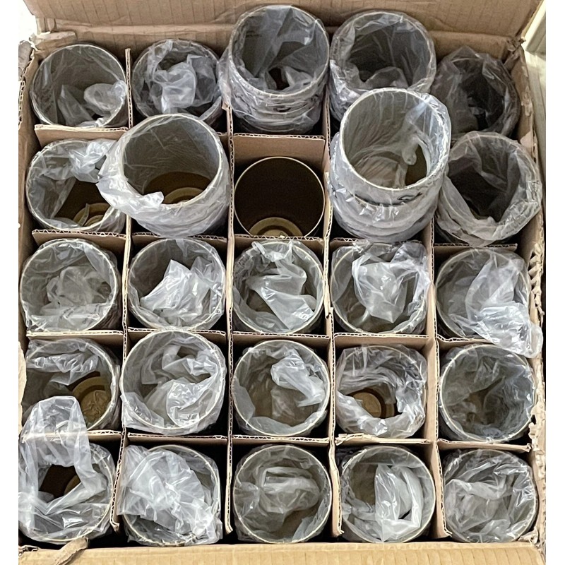 Bacardi Set of 5 Bacardi Cuba Libre Gold Aluminum Cups,