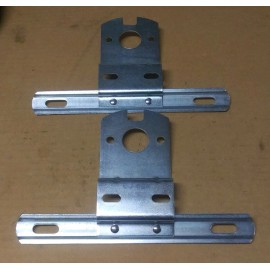 Peterson 2 New Peterson MFG 428-09 Metal Zinc Plated License Plate Bracket