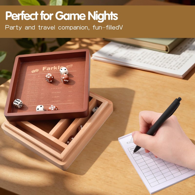Farkle Dice Tray and Storage Case – Deluxe Farkle Classic