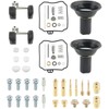 AUTOKAY 2 Set Carburetor Repair Kit Rebuild Float For Yamaha XVS650 V-STAR 1998-2015