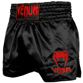 Venum, Classic Muay Thai Shorts, Men's, XXL, Black/Red