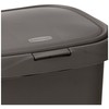 Rubbermaid Spring Top Trash Can with Lid 13 Gallon Gray