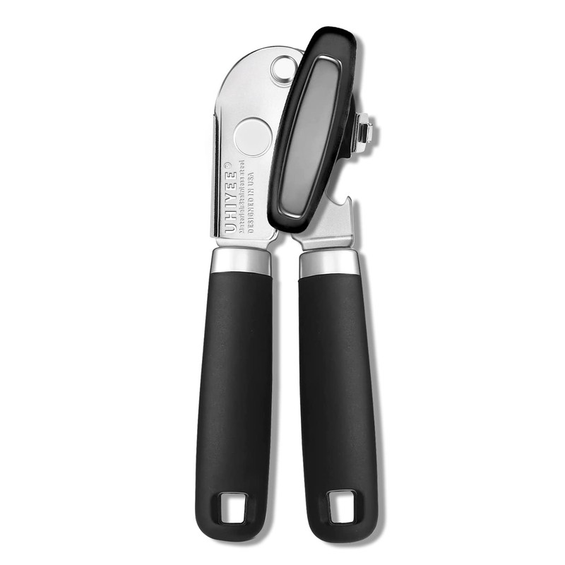 Manual Can Opener, UHIYEE Premium Can Opener Without Sharp Edges,