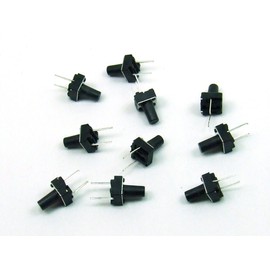 POPESQ® - 10 pcs. x Tactile Switch (Button) / Tact Switch 9.5 mm Reset Arduino PCB #A208