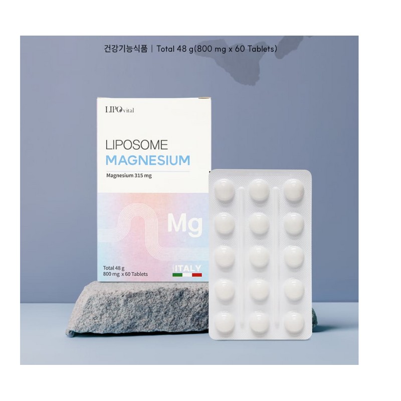 LFD partner company Lipovital Liposomal Magnesium 800mg x 60 tablets