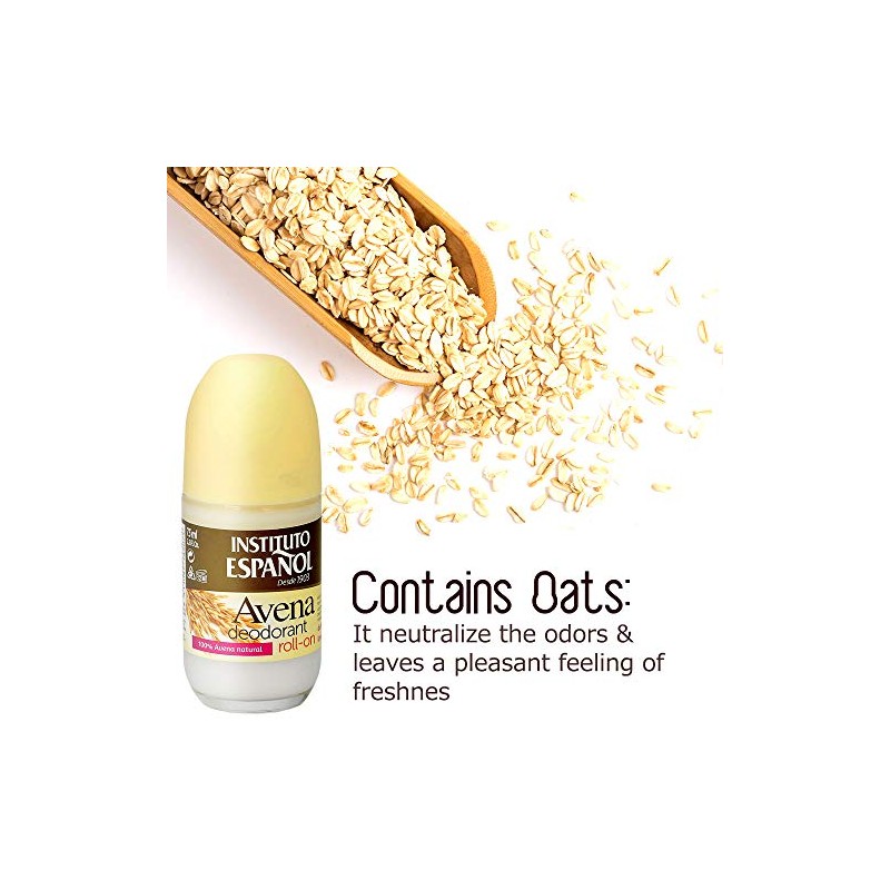 Avena Oat ROLL ON Deodorant Soft Fresh NEUTRALIZES Odors All