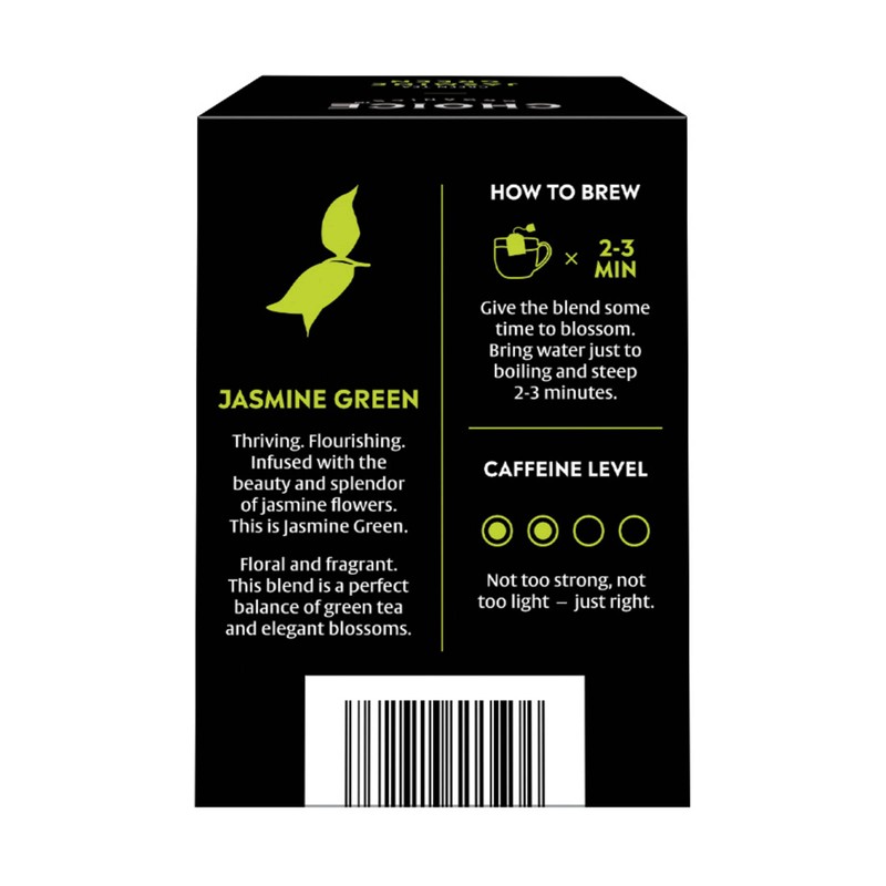 Choice Organic Teas Green Tea, 16 Tea Bags, Jasmine Green