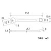 Top (Top) Combination Wrench CW – 12