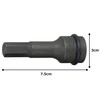 Tone 4AH-12L75 Semi-Long Hexagon Socket for Impact, 1/2 inch (12.7
