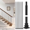 WICHEMI 20 Pack Balusters for Staircase Interior, 44" x1/2" Stair