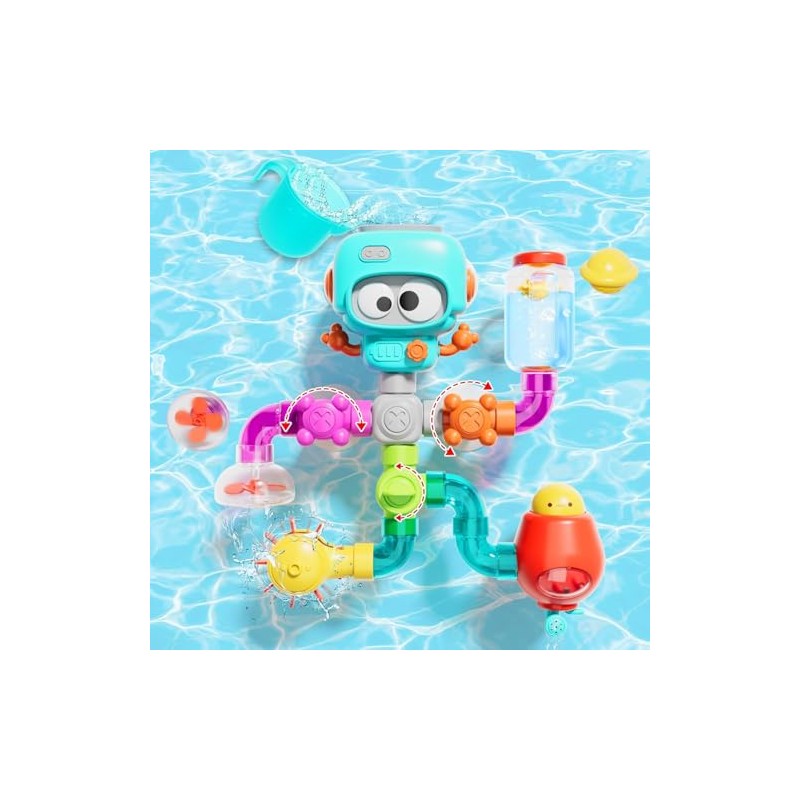 lerrbo Water Pipe Bath Toy for Kids