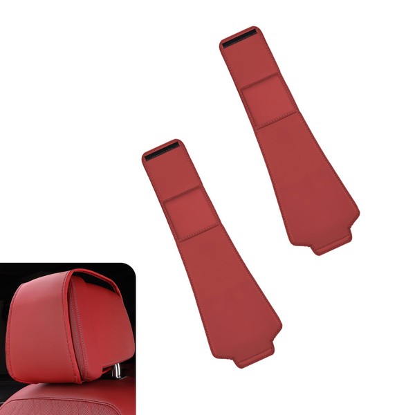 Downhill 2 PCS Car Headrest Cover, Head Rest Coverings with