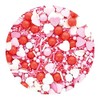 Purple Cupcakes Sprinkles Mix - LOVE IS IN THE AIR - Love & Valentines Sprinkles in Reds & Pinks with hearts.