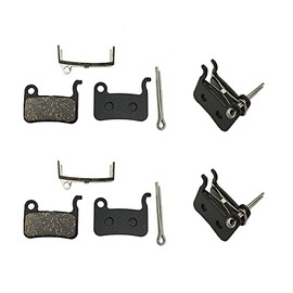 XYT WORLD 4 Pairs Bicycle Bike Disc Brake Pads for Shimano BR-S500 Alfine BR-M545 BR-S501 Alfine BR-M535 Deore BR-M585 Deore LX BR-M595 Deore BR-M596 Deore BR-M601 Hone BR-T605