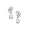 Elegant Cubic Zirconia Bridal Earrings for Wedding, Bridesmaid, Party &
