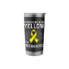 In March We Wear Yellow For Endometriosis Awareness Gifts Stainless