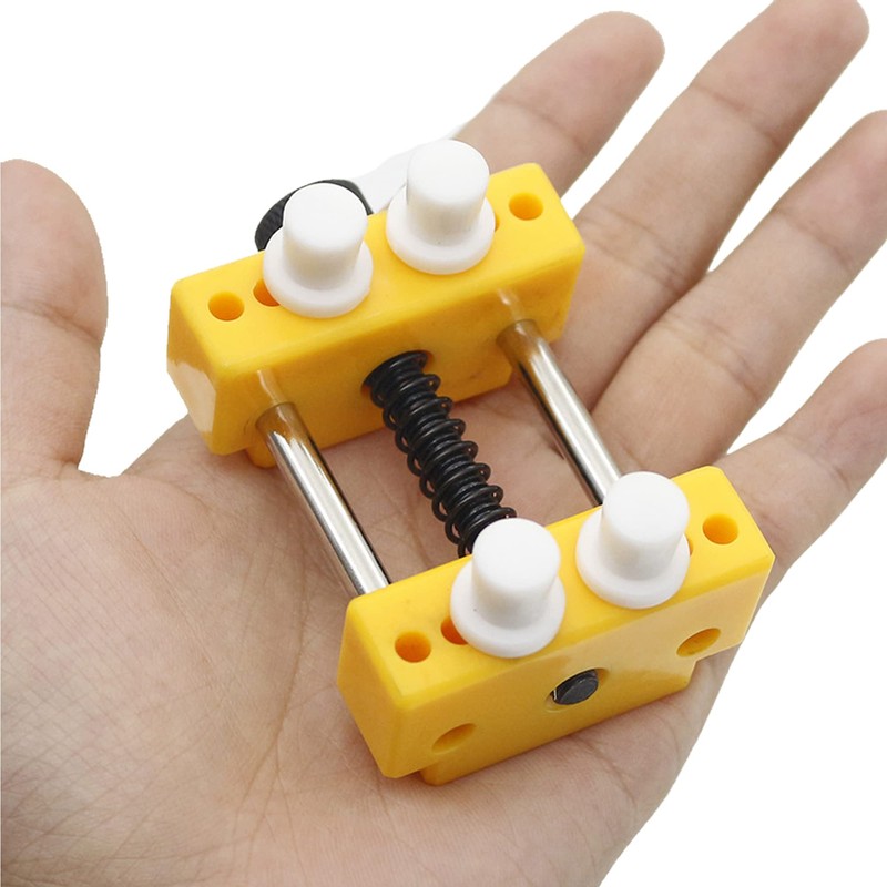 Yoblink Watch Repair Tool Holder Yellow Rubber Base, Adjustable Opener