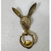 Solid Brass Rabbit Face Door Knocker for Front Door Georgious