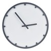 Wooden Wall Clock Silent Non Ticking Round Clock with Hook