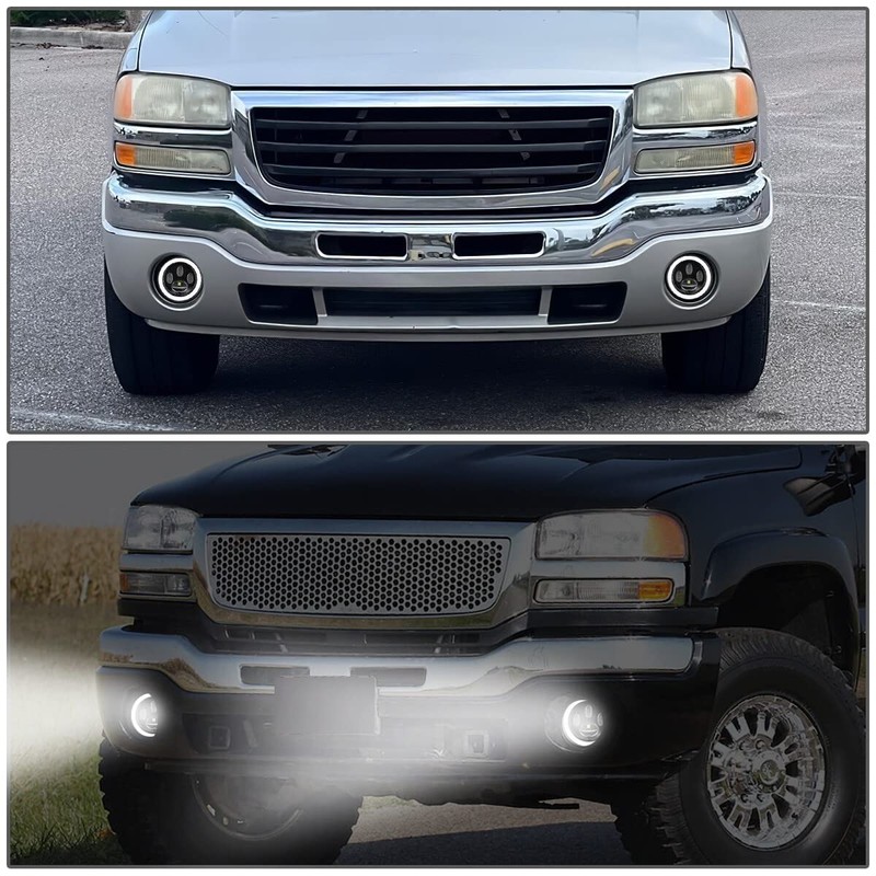 DNA MOTORING FL-ZTL-358-CH Pair of Full LED Fog Lights Compatible