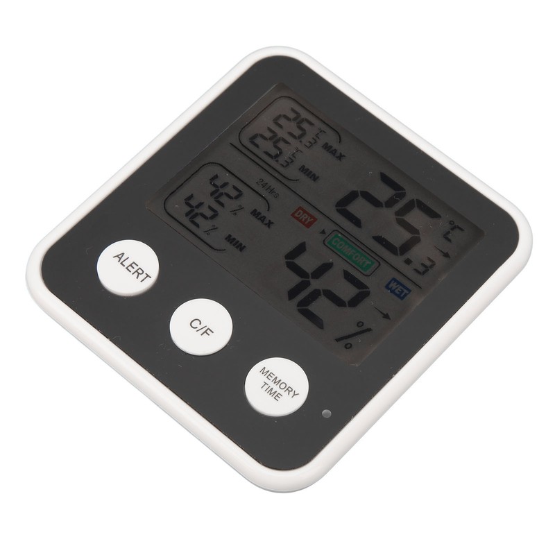 LCD Digital Display Thermometer Hygrometer Temperature Humidity Meter Gauge Hygrothermograph