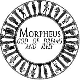 Kiwi Gifts Morpheus God of Dreams Sleep Greek Mythology - 25 Pack Circle Stickers 3 Inch
